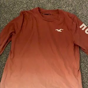 gradient pink hollister tee